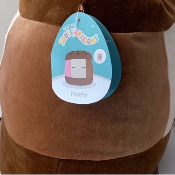 12. NWT Squishmallow Neely 12" Rare KellyToys Neapolitan Ice Cream - Picture 4 of 6